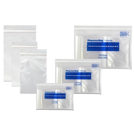 Minigrip MGPMGZ2P0606 6 x 6 in. Ziplock Bag; Clear - 1000 Per Case MGP MGZ2P0606